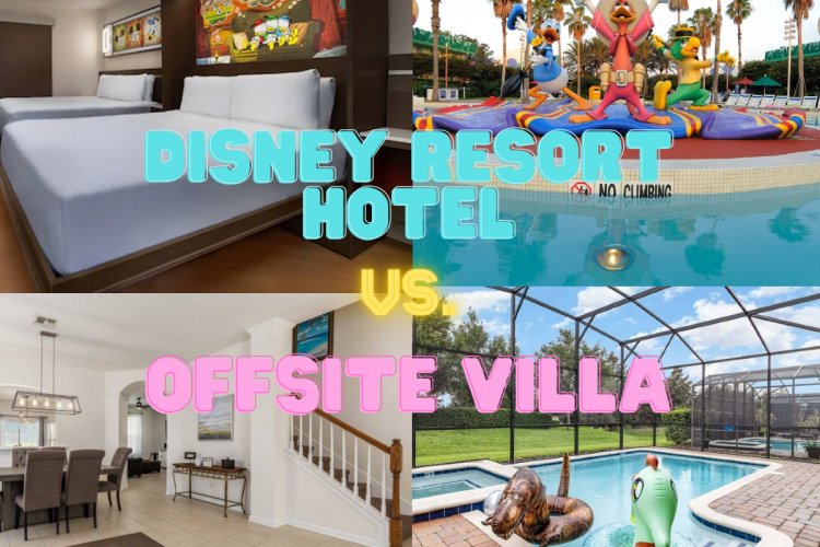 disney resort hotel vs vacation rental villa