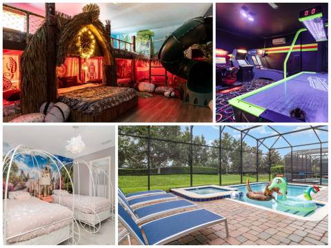 ChampionsGate Unit For Rent, Themed Disney rooms, Game Room, Pool