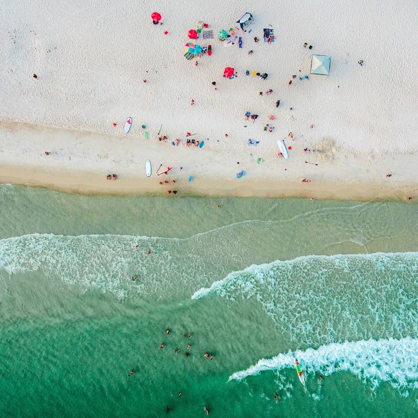 Panama City Beach sunbathers 