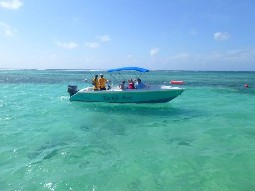 Tranquility bay ambergris caye belize fishing